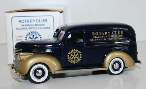Durham 1/43 Scale White Metal 1941 Chevrolet Van Rotary Club Okanagan Mission