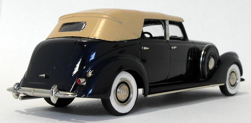Brooklin Models 1/43 Scale BRK172 - 1937 Lincoln Le Baron Conv Sedan - Dark Blue