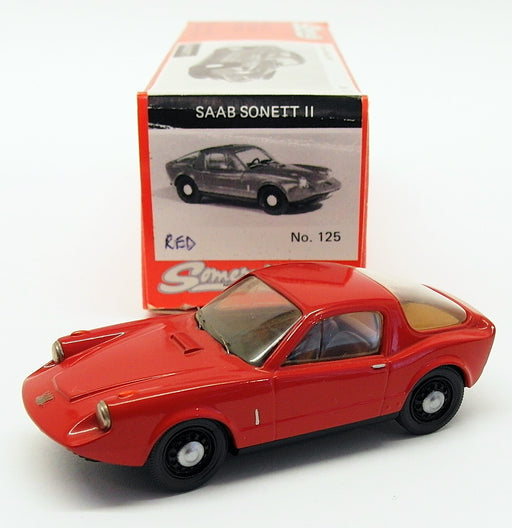 Somerville Models 1/43 Scale Model Car 125 - Saab Sonett II - Red