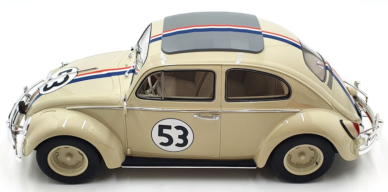 Schuco 1/12 Scale Resin 45 004 6200 - Volkswagen Kafer Rallye #53 Beetle Herbie