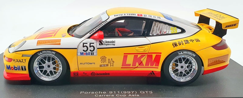 Autoart 1/18 Scale 80785 - 911 997 GT3CUP #55 LKM 2007 Darryl O'Young