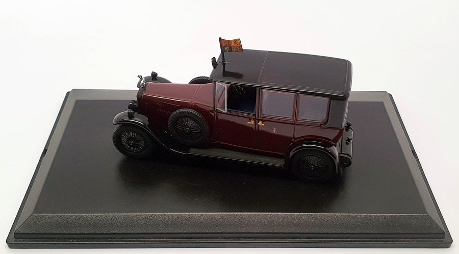 Oxford Diecast 1/43 Scale RD001 - 1929 Daimler King George V - Claret/Black