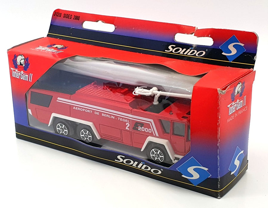 Solido 1/63 Scale 3120 - Sides 2000 Mk3 Fire Engine Water Cannon - Red