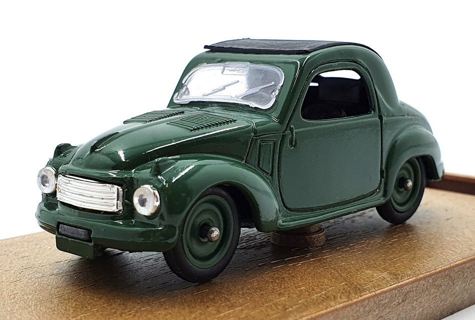Brumm 1/43 Scale R13 - 1949-55 Fiat 500 C Closed - Green Black Roof
