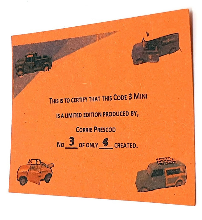 Corgi 1/36 Scale C3min17 - Mini Reworked Conversion - Yellow