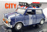 MotorMax 1/18 Scale Diecast 79741 - Morris Mini Cooper 1961-67 Roof Rack Blue
