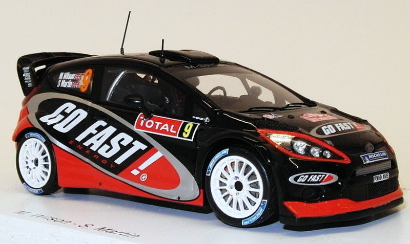 Spark 1/43 Scale S3344 - Ford Fiesta RS #9 11Th WRC M.Carlo 2012 Wilson/Martin