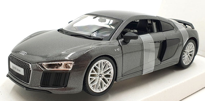 Maisto 1/24 Scale Diecast 31513 - Audi R8 V10 Plus - Grey