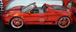 Hot Wheels 1/18 Scale Diecast - G8984 Ferrari 360 Spider Custom Red