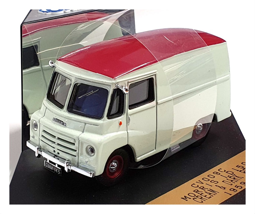 City 1/43 Scale CV009C - 1959 Morris LD150 Van - Cream/Dark/Red