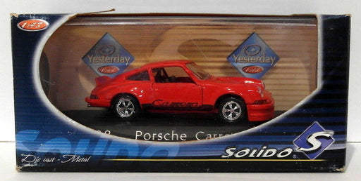 Solido 1/43 Scale Diecast 1808 - Porsche Carrera - Red