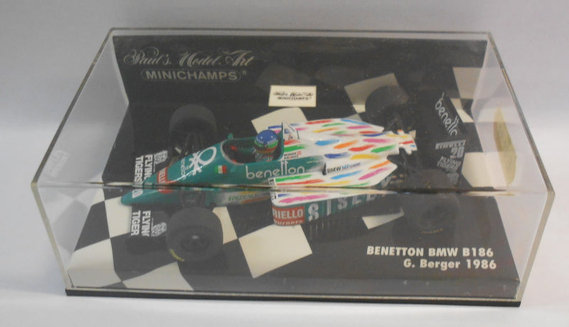 Minichamps F1 1/43 Scale - 430860020 BENETTON BMW B 186 G.BERGER