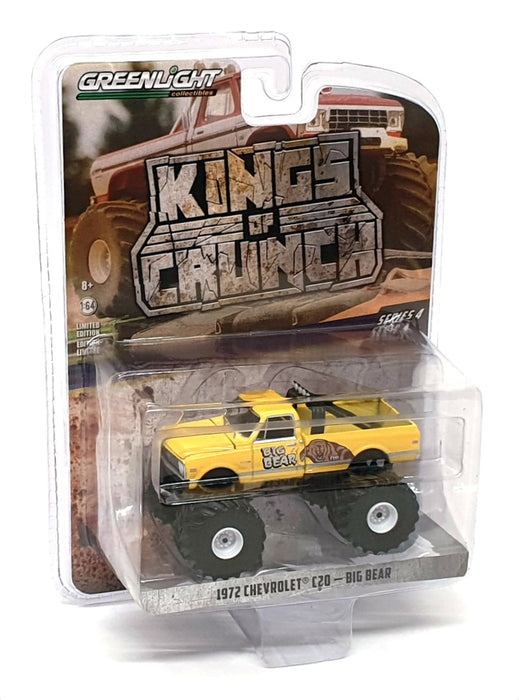 Greenlight 1/64 Scale 49040-F - 1972 Chevrolet C20 Big Bear - Yellow