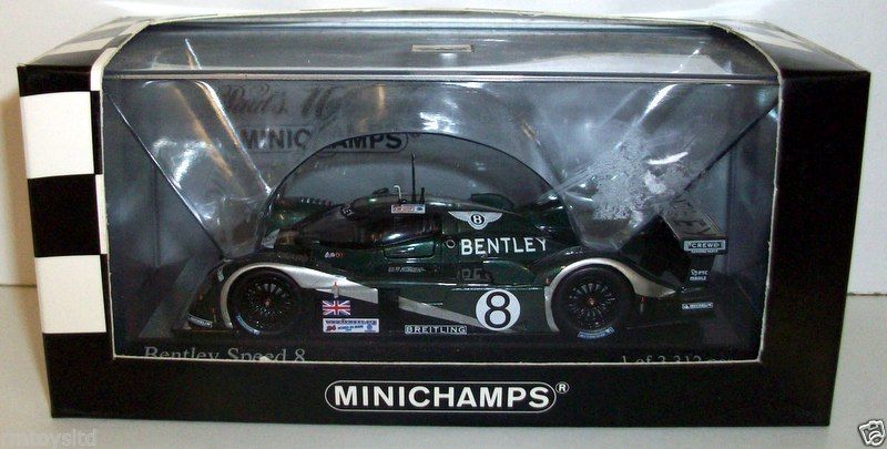 MINICHAMPS 1/43 - 400 031308 BENTLEY SPEED 8 LE MANS 24H 2003 HERBERT BRABHAM