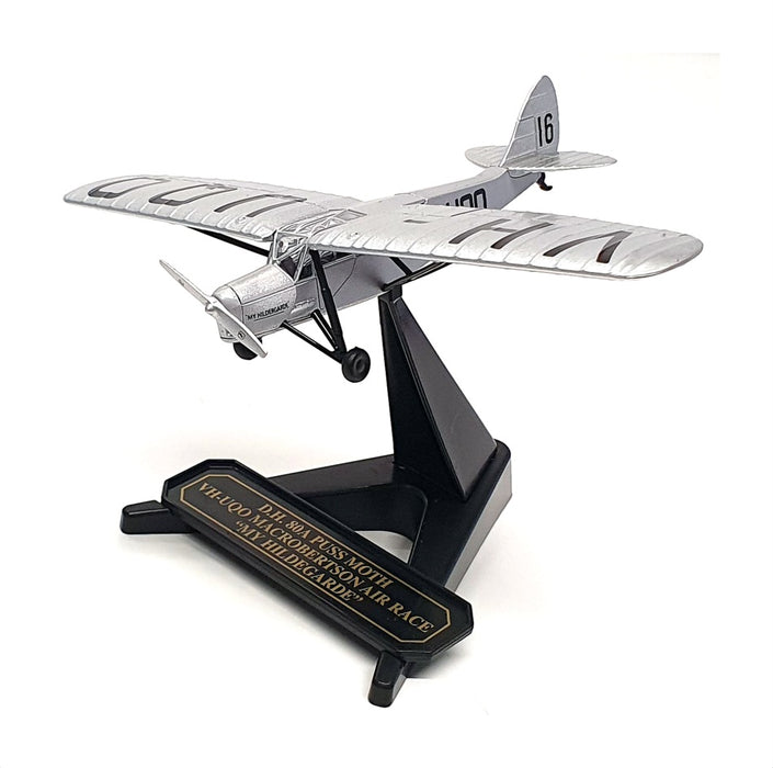 Oxford Diecast 1/72 Scale 72PM007 - DH 80A Puss Moth VH-UQO "My Hildegarde"