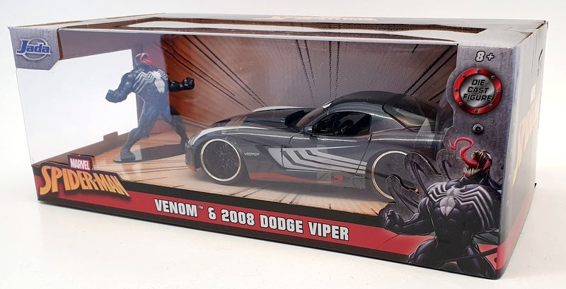 Jada 1/24 Scale 31750 - 2008 Dodge Viper Venom Figure Marvel Spiderman