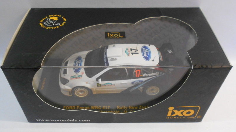 Ixo 1/43 Scale RAM189 FORD FOCUS WRC #17 NEW ZEALAND 2005