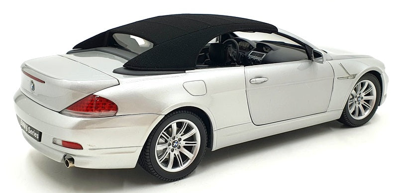 Kyosho 1/18 Scale Diecast 08702S - BMW 645Ci Cabriolet - Silver
