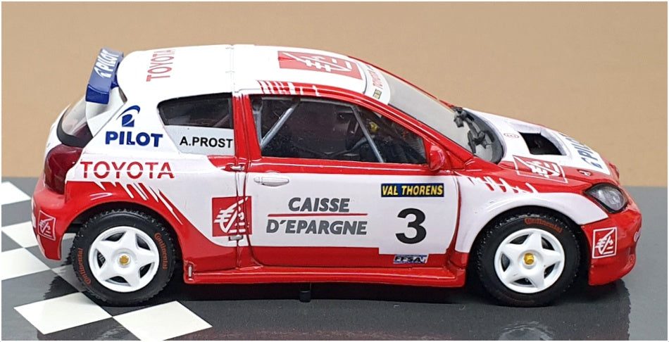 Solido 1/43 Scale 14501 Toyota Corolla Trophee Andros 2006 #3 Prost - Red/White
