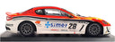 Minichamps 1/43 Scale 400 101228 - Maserati Gran Turismo MC GT4 Test Car 2010