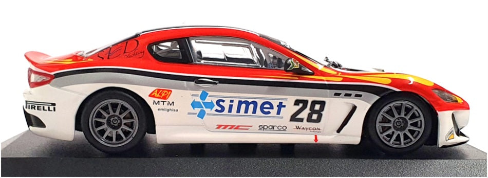 Minichamps 1/43 Scale 400 101228 - Maserati Gran Turismo MC GT4 Test Car 2010