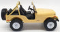 Greenlight 1/18 Scale Model Car 19078 - 1980 Jeep CJ-5 - Yellow