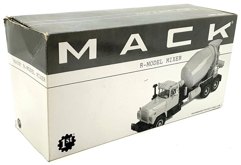 First Gear 1/34 Scale 19-2593 - Mack R-Model Mixer Bonanza Concrete