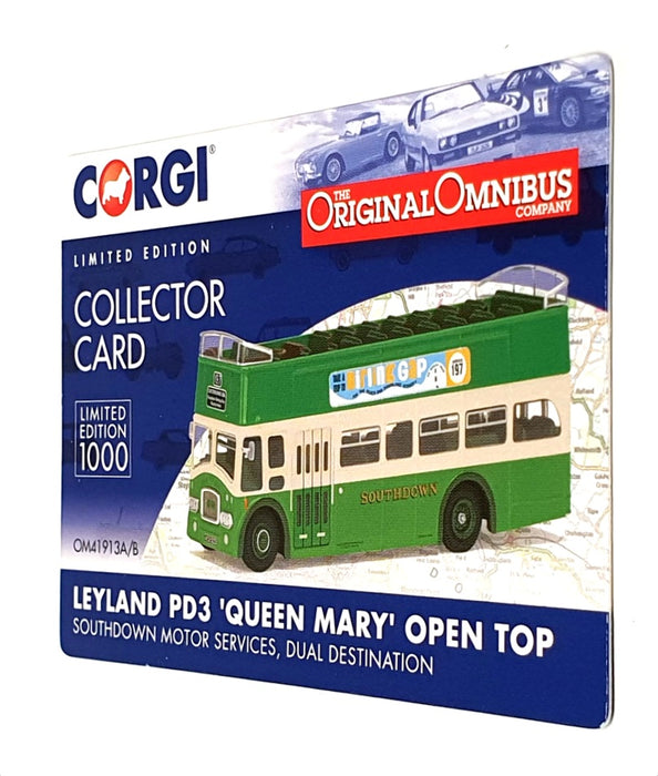Corgi 1/76 Scale OM41913A - Leyland  PD3 Queen Mary Open Top Southdown R197