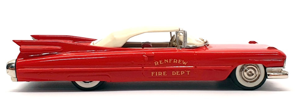 M.A.E. Models 1/43 Scale MAF1 - 1959 Cadillac Convertible Renfrew Fire Dept.