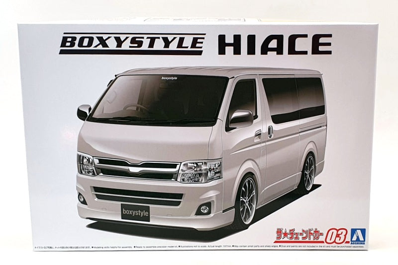 Aoshima 1/24 Scale Model Car Kit 9543000 - Toyota Hi Ace Super GL TRH200V