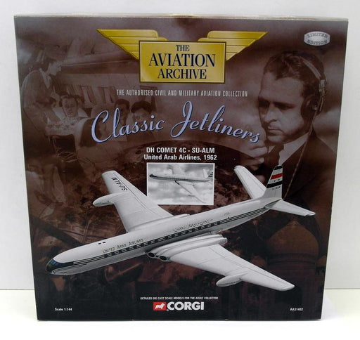 Corgi 1/144 Scale Diecast - AA31402 DH Comet 4C SU-ALM United Arab Airlines 1962