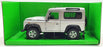 WELLY 1/24 SCALE - 22498W - LAND ROVER DEFENDER - SILVER