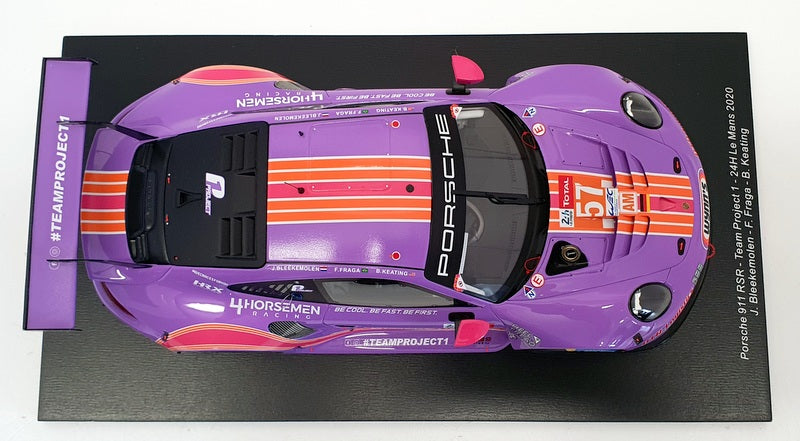 Spark 1/18 Scale Resin 18S561 - Porsche 911 RSR #57 Bleekemolen/Fraga/Keating