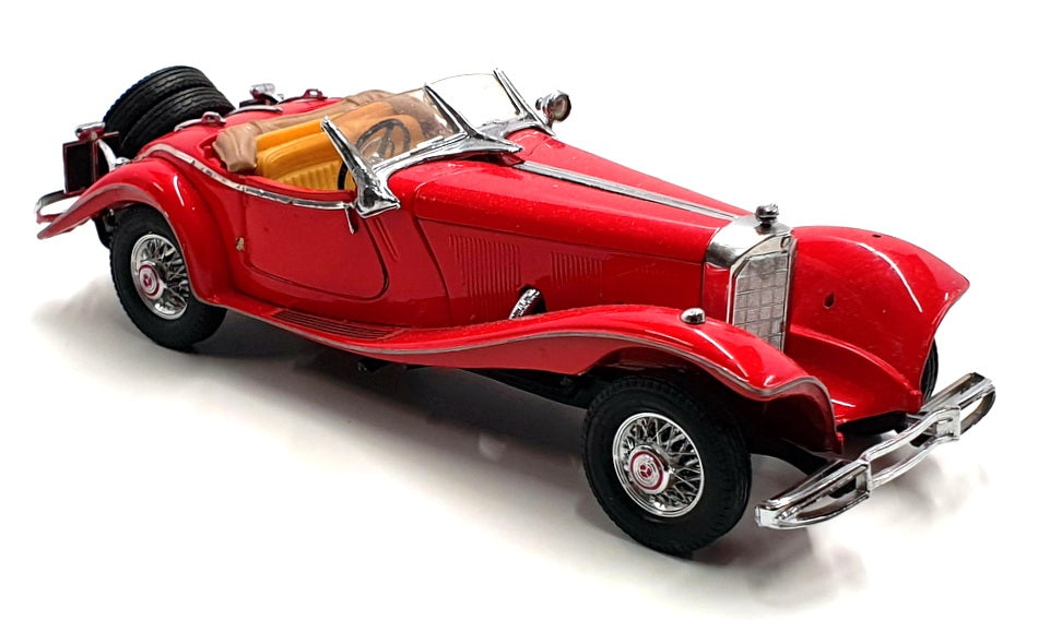 Franklin Mint 1/24 Scale 141221 - Mercedes 500K Special Roadster - Red