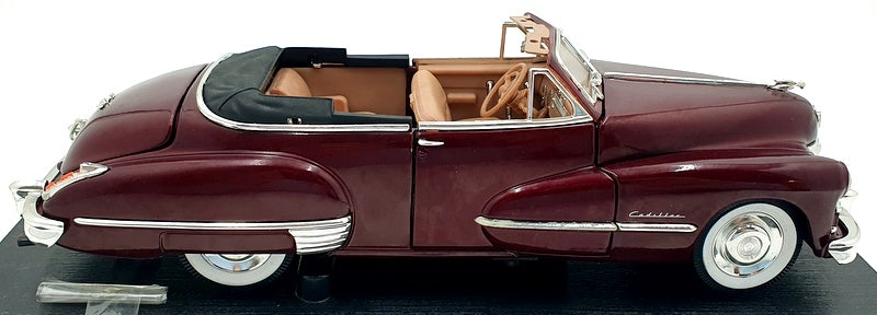 Anson 1/18 Scale Diecast 30335 - 1947 Cadillac Series 62 - Dark Met Red