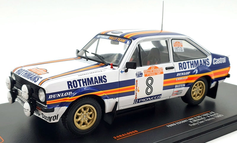 Ixo 1/24 Scale 24RAL008B - Ford Escort MK II RS1800 #8 San Remo 1980 H.Mikkola