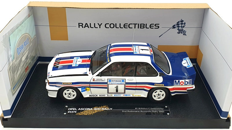 Sun Star 1/18 Scale 5379 - Opel Ascona 400 #1 W.Rohrl Acropolis Rally 1982