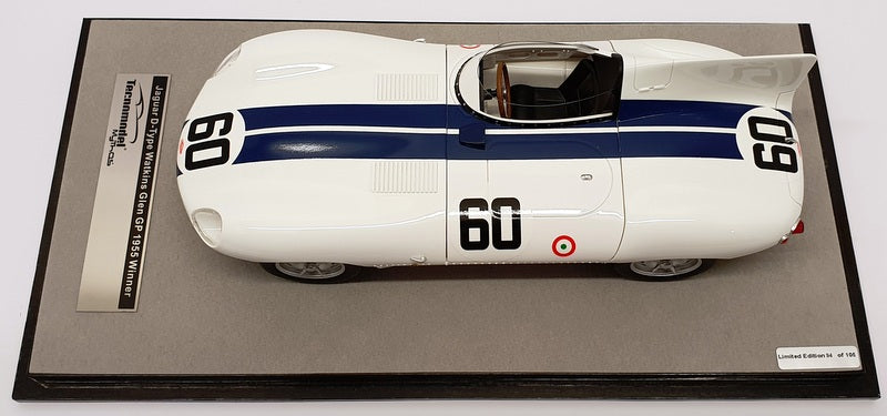 Tecnomodel 1/18 Scale TM18-157B Jaguar D Type Watkins Glen 1955 #60 Win Johnston