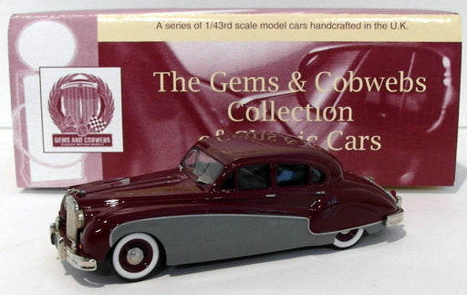 Milestone Miniatures 1/43 Scale GC6MG - 1958-61 Jaguar Mk.IX - Maroon Grey