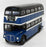 Corgi 1/50 Scale Diecast CC25905 - AEC Routemaster Double Decker Bus - Delaine