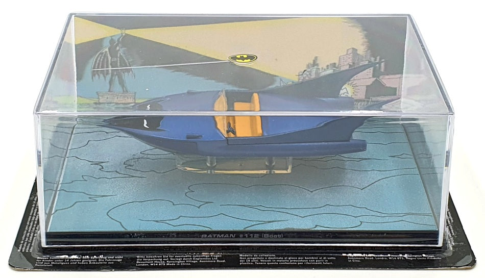 Eaglemoss Appx 12cm Long Diecast BAT065 - Batman #112 Boat - Blue