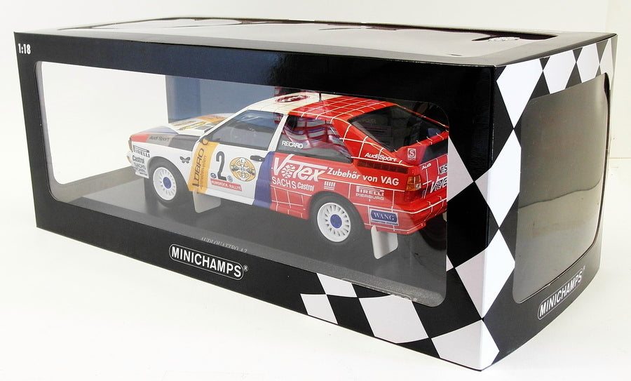 Minichamps 1/18 Scale 155 841102 - Audi Quattro A2 Schmidt Motorsport