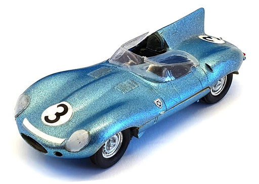 Provence Moulage 1/43 Scale Built Kit PM9621 - Jaguar D Type Race Car - #3 Blue