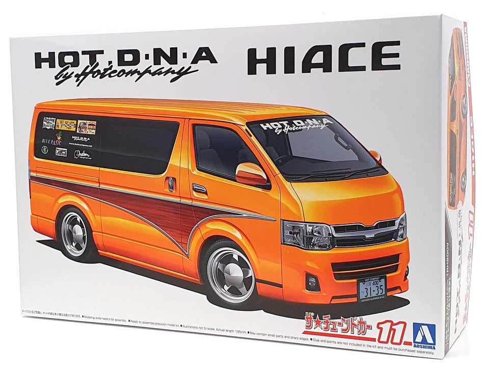 Aoshima 1/24 Scale Kit 05948 - Toyota Hiace Hot Company Wagon