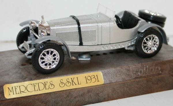 Solido 1/43 Scale - 4001 - 1931 Mercedes SSKL - Silver