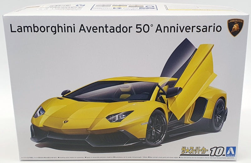 Aoshima 1/24 Scale Model Car Kit 59821 - Lamborghini Aventador