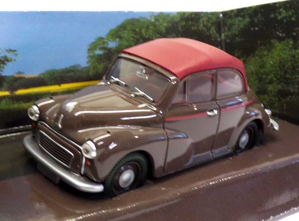 Corgi 1/43 Scale Diecast 96755 - Morris Minor Convertible - Brown/Red
