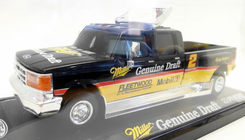 Action 1/24 Scale Diecast  WIN Miller Genuine Draft Ford F-150 Crew Cab + Case