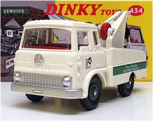 Atlas Dinky Toys Appx 14cm Long Diecast 434 - Bedford Crash Truck - White