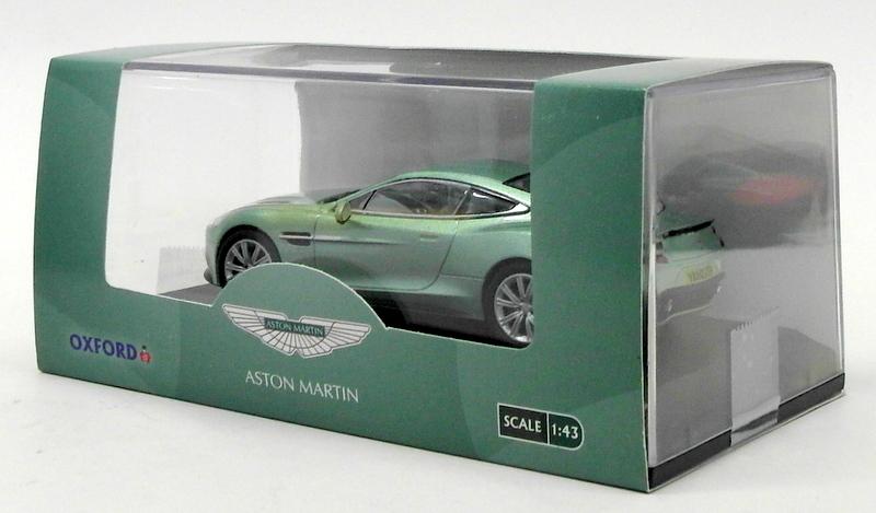 Oxford Diecast 1/43 Scale AMV001 - Aston Martin Vanquish Coupe Appletree Green